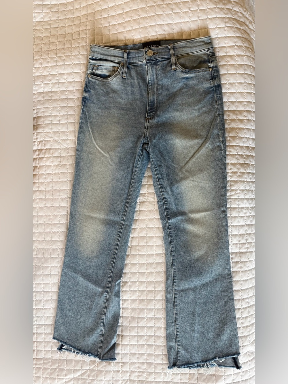 Black Orchid Light Blue Straight Leg Jeans